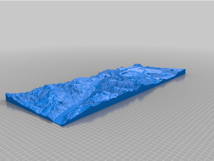 columbia river gorge amustang1020 3d print model - Mito3D
