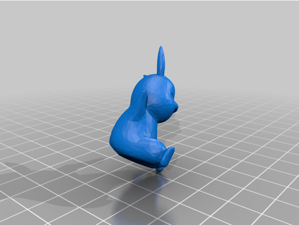 pikachu holding tail bran0don 3d print model - Mito3D