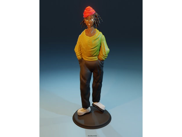 personaje esquivar ambiente alextormenta 3D print model - Mito3D