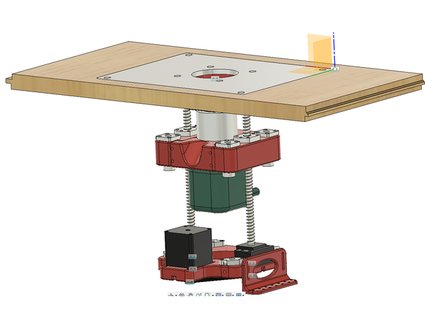 tavolo router costruzione timo12232 3d print model - Mito3D