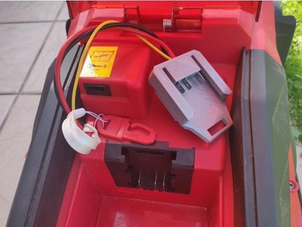 remezclar lidl parque x20v equipo batería adaptador bebes barbudos 3d print model - Mito3D