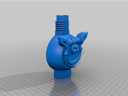 marinaio Luna bacchetta scettro lampada claflinnate 3d print model - Mito3D