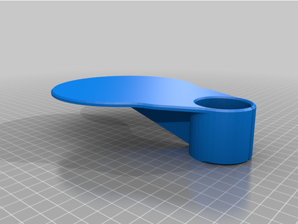 umbrella tray frankencrank 3d print model - Mito3D
