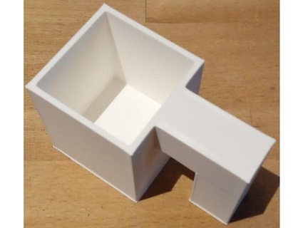 blocky mug kolakatten 3d print model - Mito3D