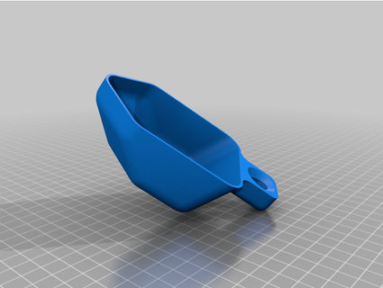 powder laundry detergent scoop fancyflush 3d print model - Mito3D