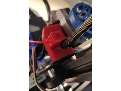 ender 3 v2 filamento guía rail filtrar Mango Pilz 3d print model - Mito3D