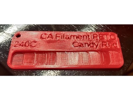personnalisable filament échantillons Californie filaments couleurs 3d print model - Mito3D