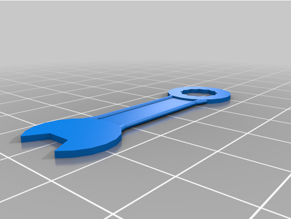 decorative wrench pancake cat 3d print model - Mito3D
