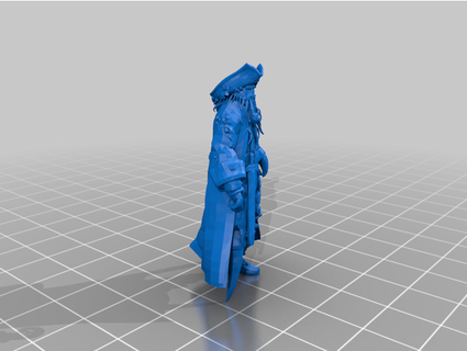Davy Jones korsan jimjimjimmyjim 3d print model - Mito3D