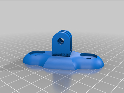 gopro wall mount cyrusharding 3d print model - Mito3D