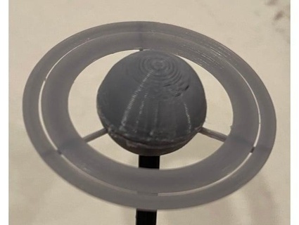 saturn replacement & screw caps pigaro 3d print model - Mito3D