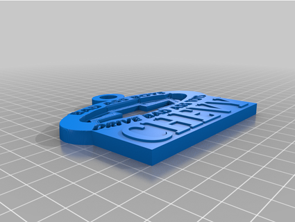 bad ass boys chevy keychain destined2be2014 3d print model - Mito3D