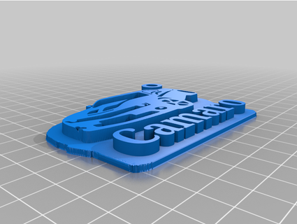 chevy camaro keychain destined2be2014 3d print model - Mito3D