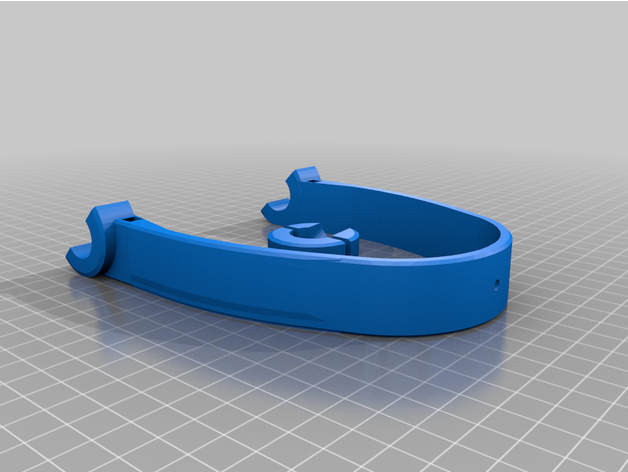 ninebot g30 fender holder - blank daumenkrieger 3D print model - Mito3D