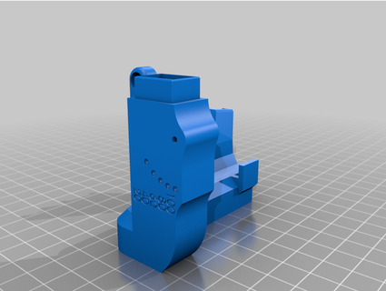 flashforge creator pro front dual fan duct manual valve buho29 3d print model - Mito3D