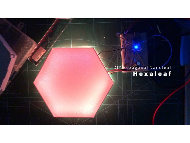 Hexaleaf kendin yap altıgen Nanoleaf şampiyon 3D print model - Mito3D