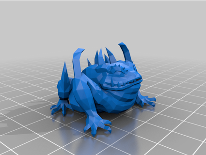 giant toad - dnd jimjimjimmyjim 3d print model - Mito3D