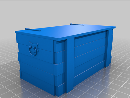 wooden crate - dungeon gubbins jimjimjimmyjim 3d print model - Mito3D
