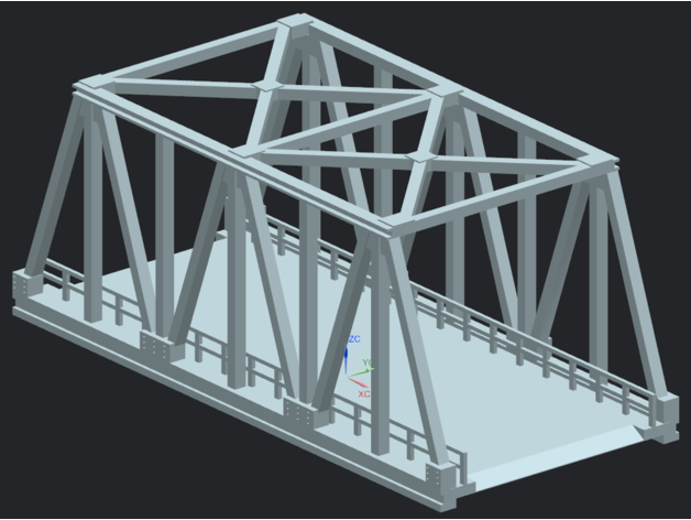 cohbg - 2 hex bridge tafa 3D print model - Mito3D