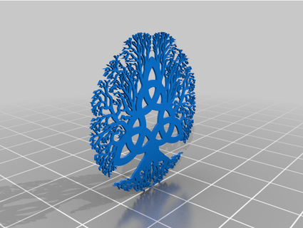 Baum Leben yggdrasil Triquetra paninithecat 3d print model - Mito3D