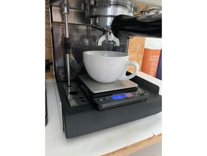 gaggia low drip tray scales jannessm 3d print model - Mito3D