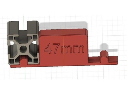 rat rig v-core 3 47mm jig dutchwoody 3d print model - Mito3D