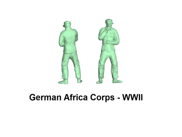 german africa corps juergen54 3D print model - Mito3D
