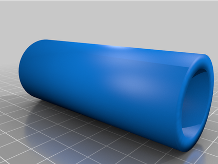 ender 3 tpu filamento soporte tubo edgy username 3d print model - Mito3D