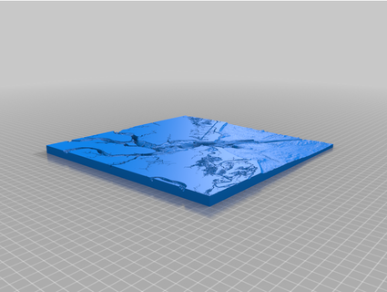 charleston harbor bathymetric model naturallyfocused256 3d print model - Mito3D