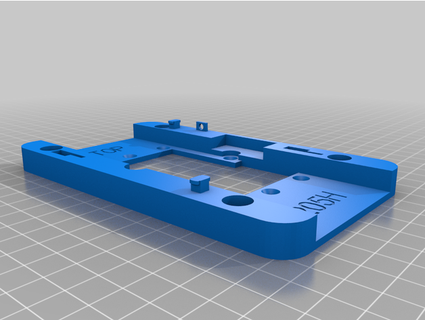 aruba 205h wall plate mounting bracket fsweetser 3d print model - Mito3D