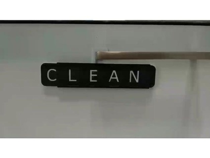 dishwasher sign clean - dirty slider carolusxiv 3d print model - Mito3D