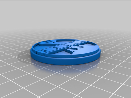 haste challenge coin antb7 3d print model - Mito3D