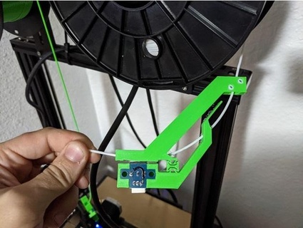einfach Filament Marmelade leerlaufen Sensor galaxyman7 3d print model - Mito3D