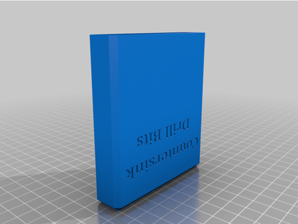 svasatura trapano po Astuccio guaina chking 3d print model - Mito3D