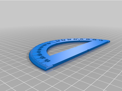 goniometro etichettato puzzolente 3d print model - Mito3D