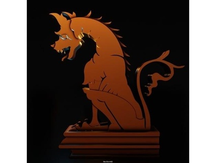 dragon plat statue alexstormnd 3d print model - Mito3D