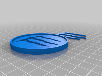monstre énergie Coaster v2 mécanoïde nl 3d print model - Mito3D