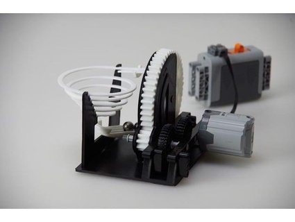 Motorlu mermer makine Lego motor Kuzgun au 3d print model - Mito3D