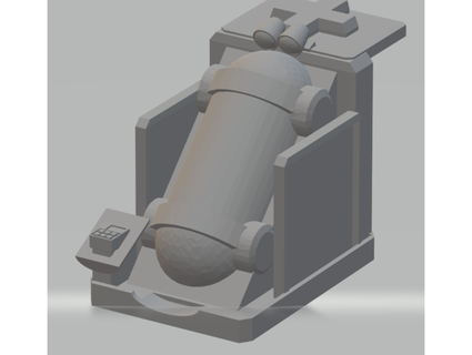 fhw cryogenic tanks v1 basic 28 mm scale thefreeheathen 3d print model - Mito3D