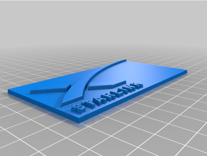 starlink logotipo ok2vr 3d print model - Mito3D