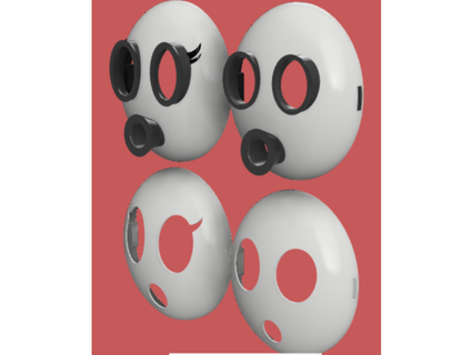 gars timide shygal renifler masques Justin Joestar 3d print model - Mito3D