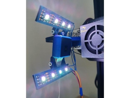 led holders ender3 pi cam holder sebhoo 3d print model - Mito3D
