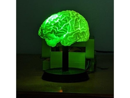 arduino uno güçlendirilmiş rgb Led beyin ışık pişmiş muz tasarımı 3d print model - Mito3D