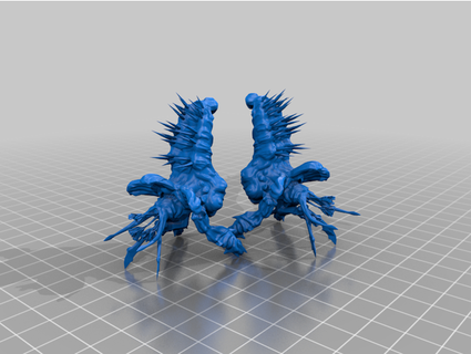 inundar guarda reino azul 3d print model - Mito3D