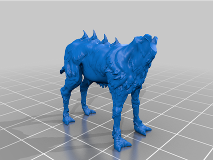 carnivoro culo bestia cerebrale studi 3d print model - Mito3D