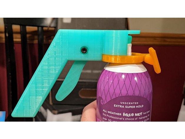 spray handle - supports needed kar883 3D print model - Mito3D