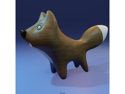 fox pup alexstormnd 3d print model - Mito3D