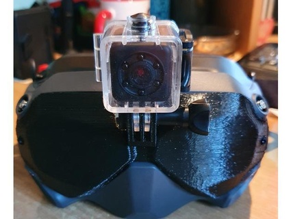 dji fpv cover mit cam holder astrowolf 3d print model - Mito3D