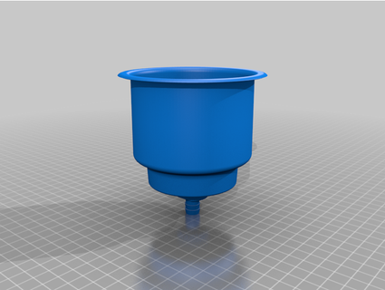 stainless steel cup holder marksworld 3d print model - Mito3D