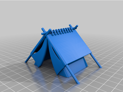 small imperial tent skyrim simondr 3d print model - Mito3D